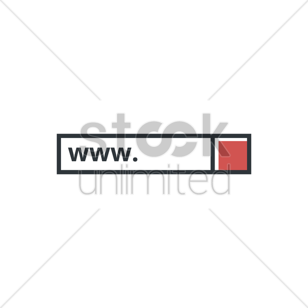 600x600 Search Bar Symbol Vector Image