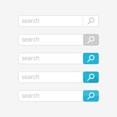 450x450 Web Search Field Search Bar Set Vector Interface Elements