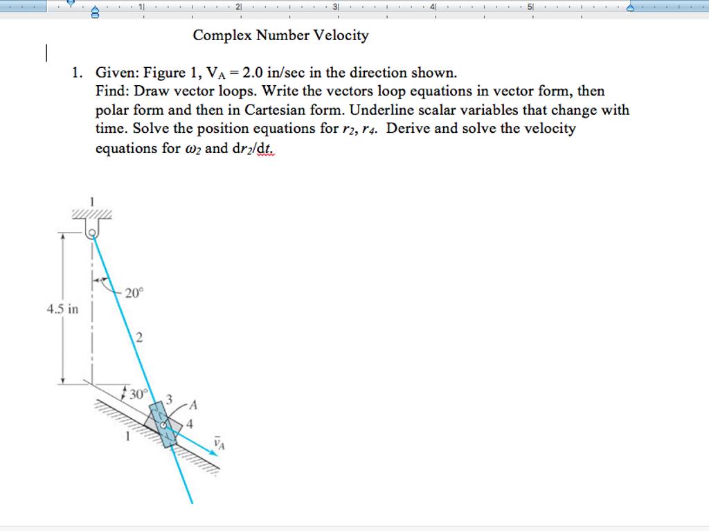 1024x767 Solved Given Figure V A = Insec In The Direction