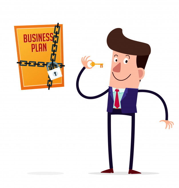 626x658 Secret Business Plan Vector Premium Download