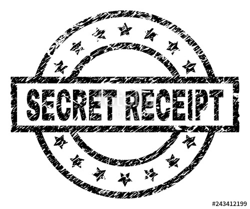 500x419 Secret Receipt Stamp Seal Watermark With Distress Style Designed