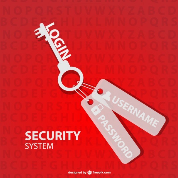 626x626 Security Key Log In Free Vector
