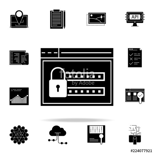 500x500 Security Logn Web Development Icons Universal Set For Web