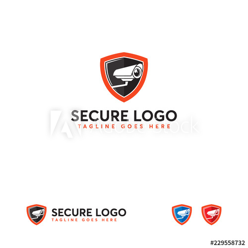 500x500 Secure Logo Designs Concept Vector, Security Surveillance Eye