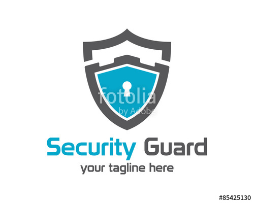 500x400 Security Guard Logo Design Vector Security Protection Shield