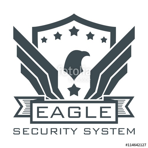 500x500 Eagle Logo, Security Logo, Eagle Wings Logo Security System, Eagle