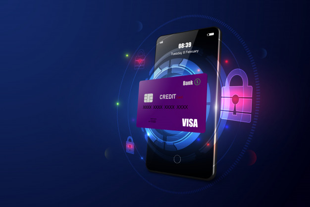 626x417 Online Payment Security Via Smartphone Vector Premium Download