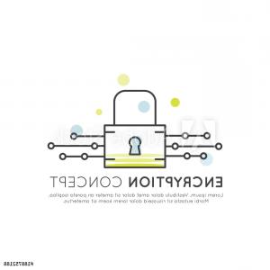 300x300 Lock Icon Vector Encryption Icon Lock Icon In Trendy Flat Style