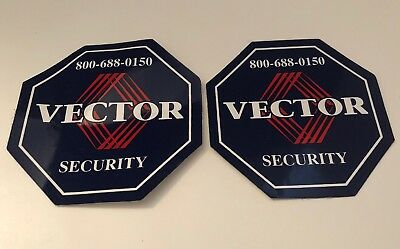 400x249 Vector Security Yard Sign New Unused Window Sticker Decals Adt