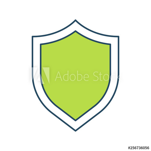 500x500 Vector Security Shield Emblem Protection And Safety Sign, Shield