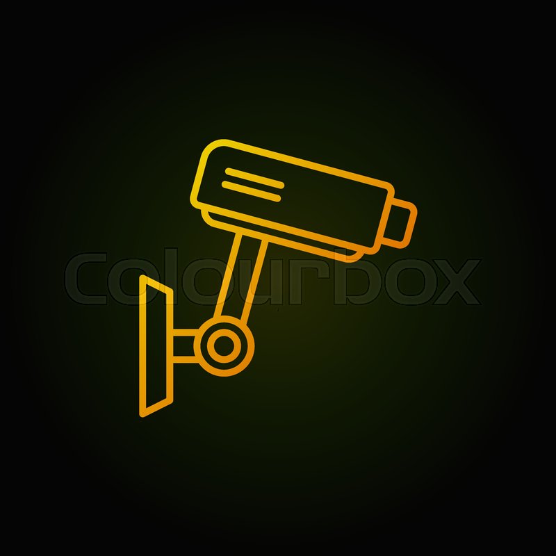 800x800 Cctv Yellow Icon