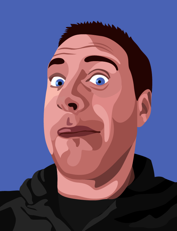 Vector Self Portrait Creative Shenanigans Vector Portrait 588x767 Vector Self Portrait Creative Shenanigans Vector Portrait