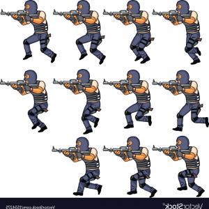 300x300 Swat Officer Running Sequence Vector Hoodamathrun