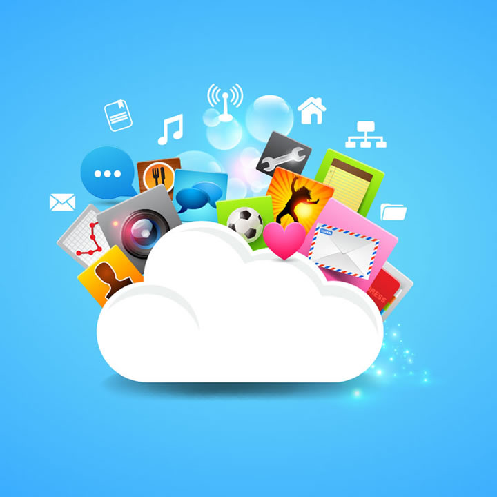 720x720 Cloud Service Vector Graphics Images