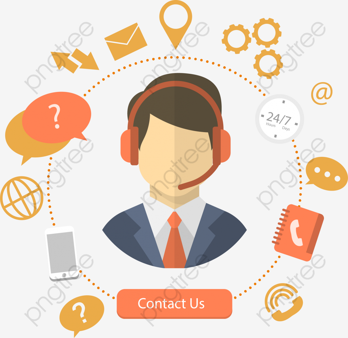 1200x1164 Technical After Services, Vector Material, Technical Support