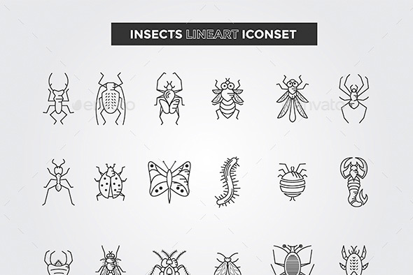 590x394 Cool Insect Icons Sets