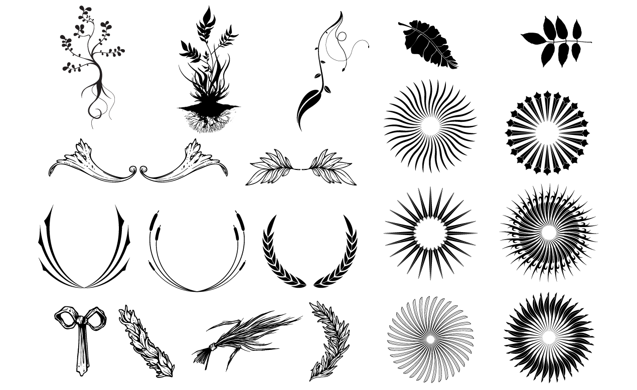 1270x778 Adobe Illustrator Decorative Elements Vector Pack