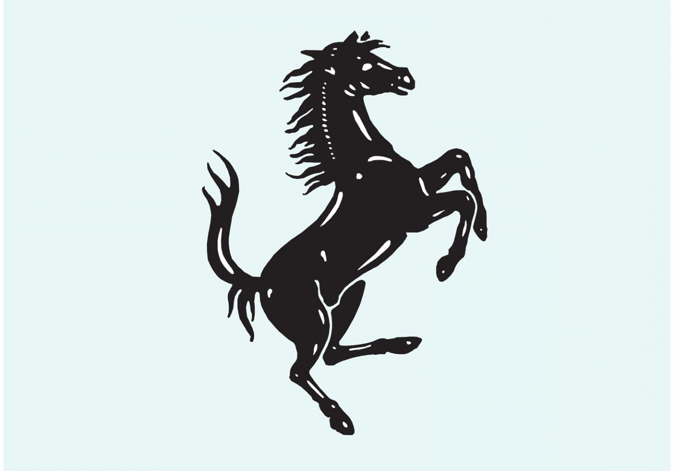 1344x940 Ferrari Horse Logo
