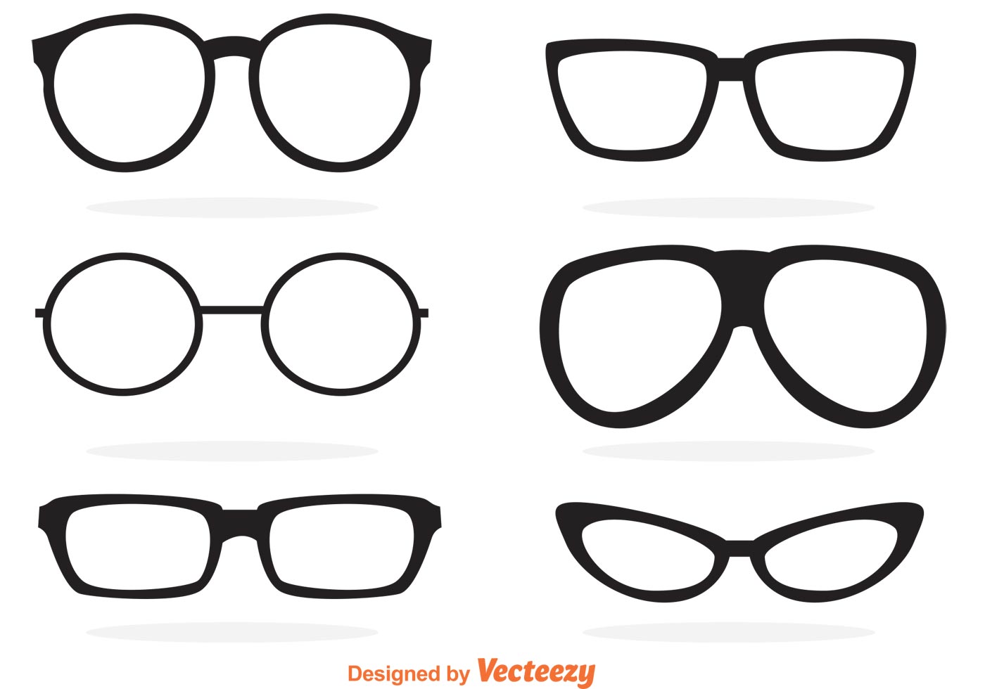1400x980 Retro Sunglasses Vector
