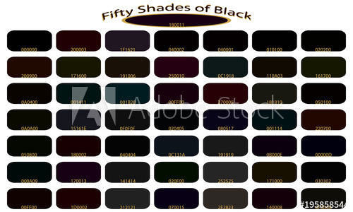 500x300 Shades Of Black Color Isolated On White Background Black Tones