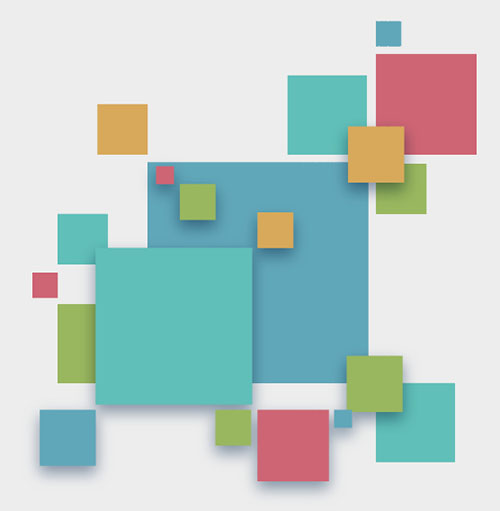 Colorful Shapes Background 500x511 Colorful Shapes Background