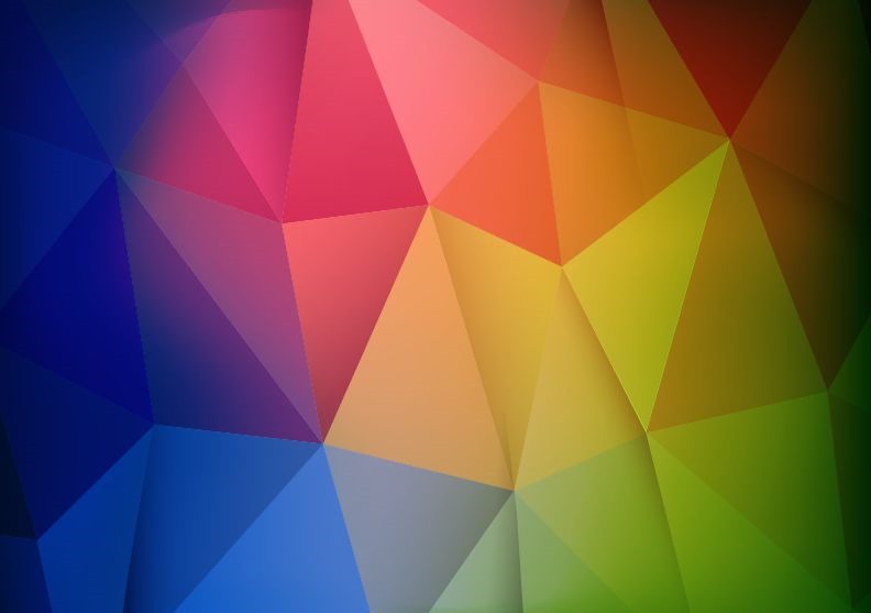 Abstract Colorful Geometric Shapes Background Vector Illustration 792x557 Abstract Colorful Geometric Shapes Background Vector Illustration