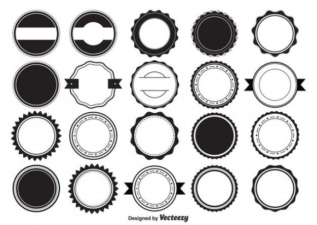626x445 Retro Badges And Labels Vector Free Download Elements Free