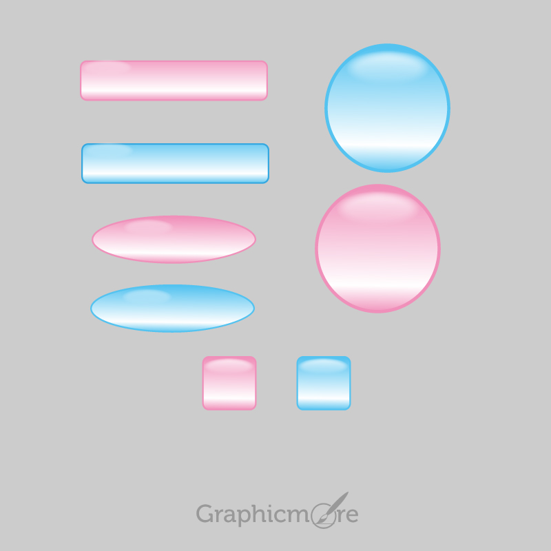 800x800 Shiny Vector Shapes Free Download
