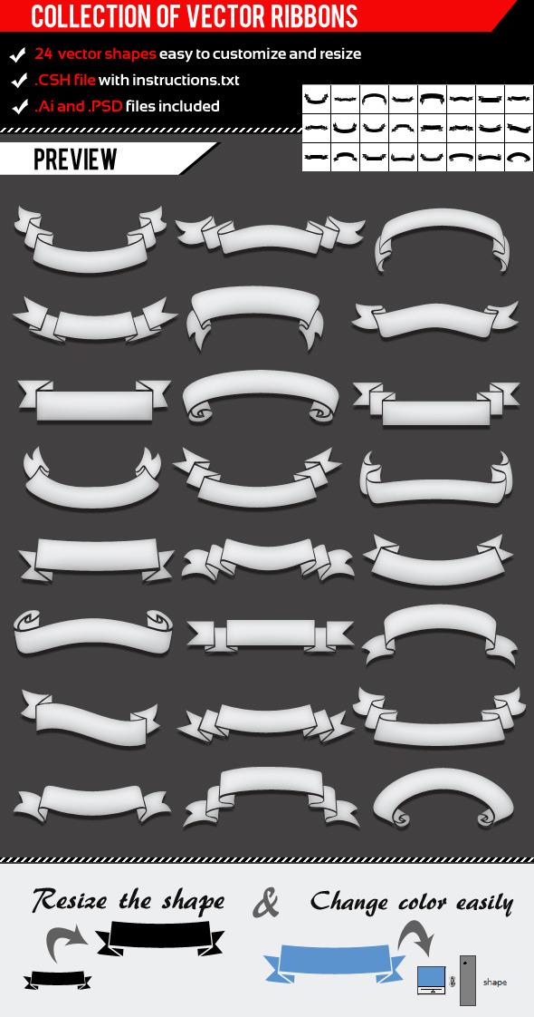 Photoshop Shapes From Graphicriver 590x1122 Photoshop Shapes From Graphicriver