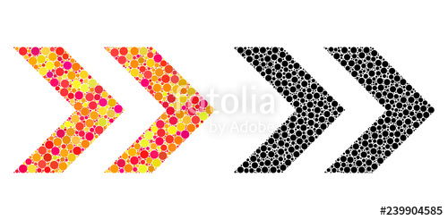 500x246 Pixel Shift Right Mosaic Icons Vector Shift Right Icons In Bright