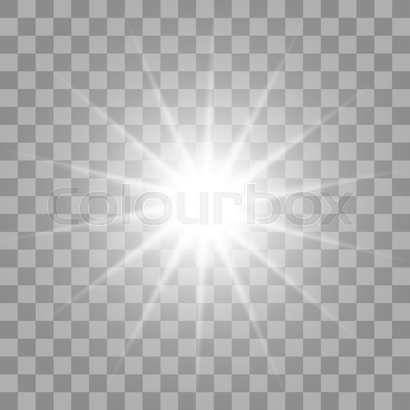 800x800 White Glowing Light Burst Explosion Stock Vector Colourbox