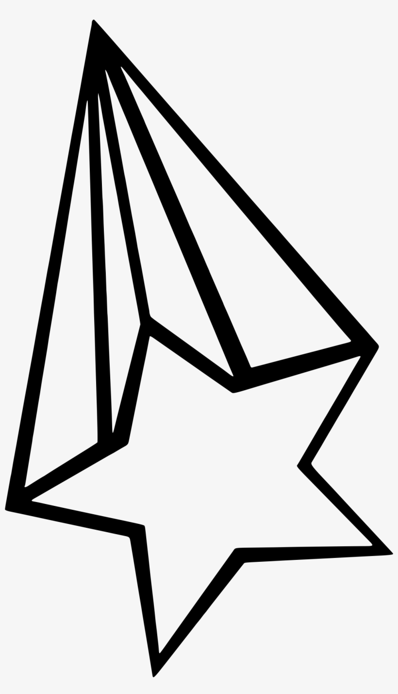 820x1428 Simple Shooting Star Vector