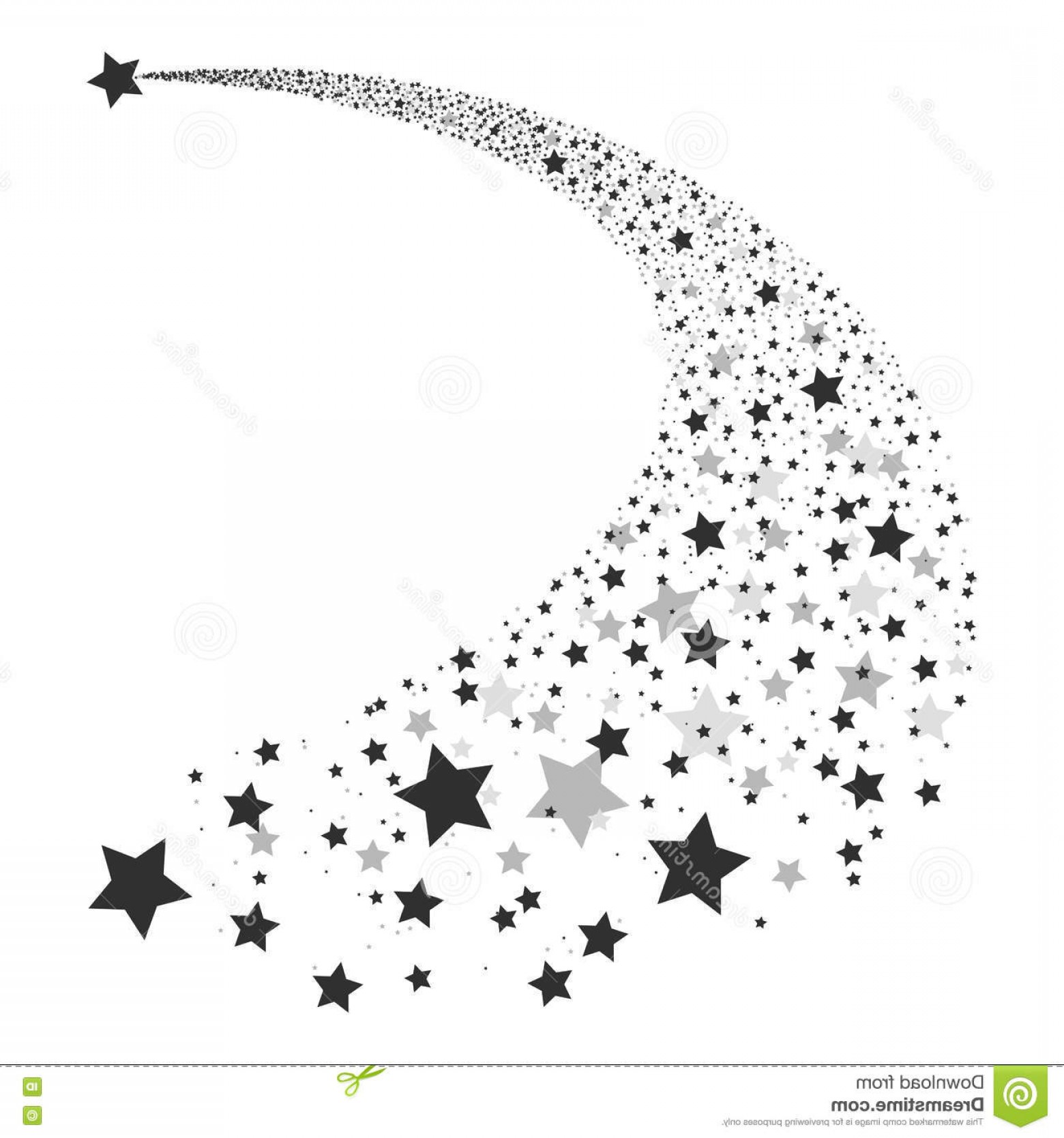 1560x1668 Stock Photo Abstract Falling Star Vector Illustration Shooting
