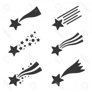 300x300 Abstract Falling Star Black Shooting Star Vector Hoodamathrun
