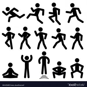 Photostock Vector Man And Woman Walking Side 300x300 Photostock Vector Man And Woman Walking Side