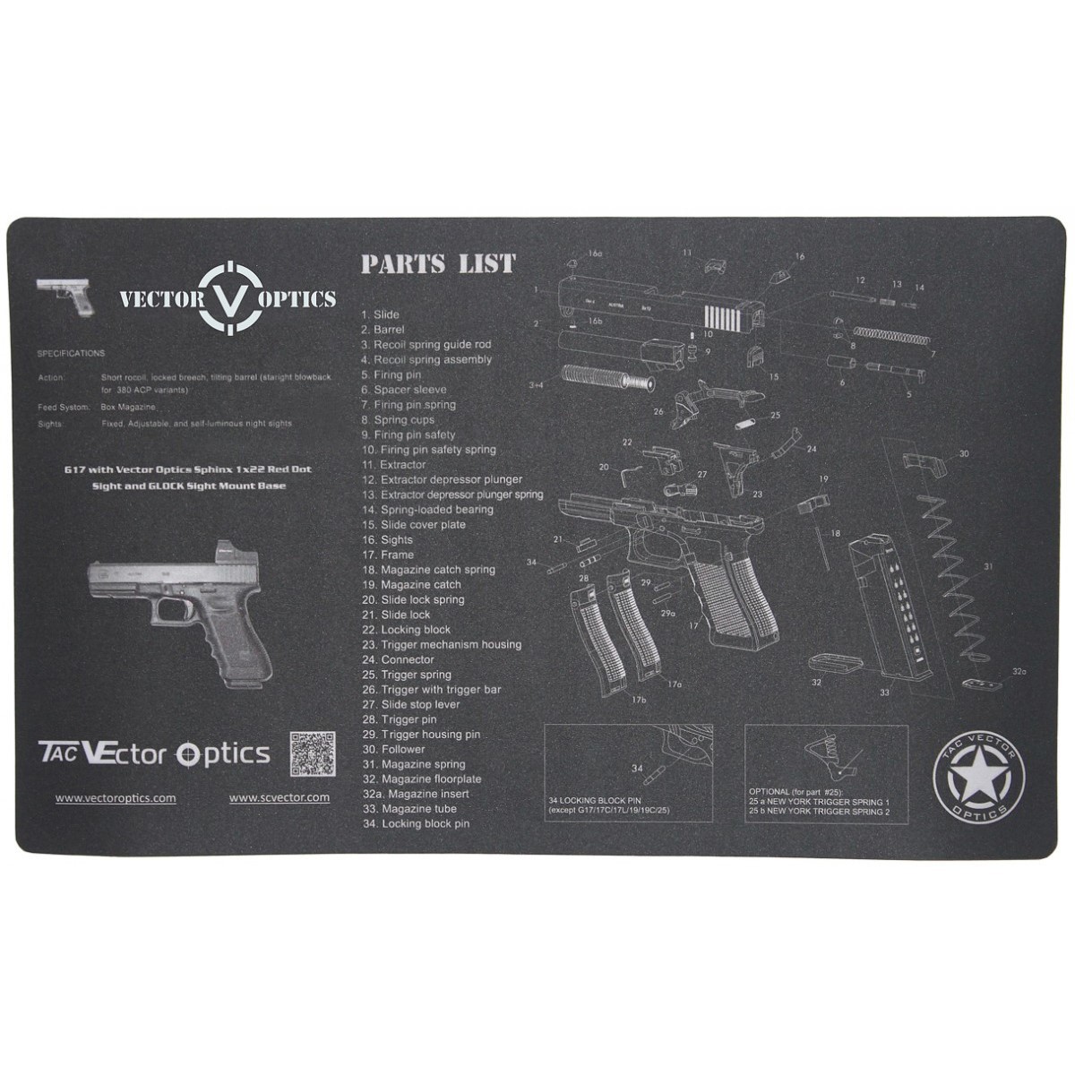 1200x1200 Glock Bench Mat