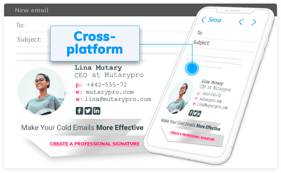 549x338 Free Email Signature Generator With Signature Templates