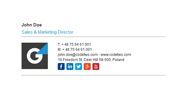 625x343 Email Signature Templates