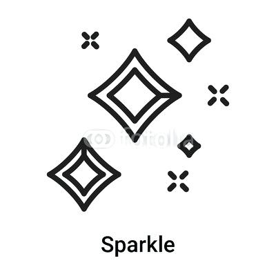 400x400 Sparkle Sign Fadetoblack