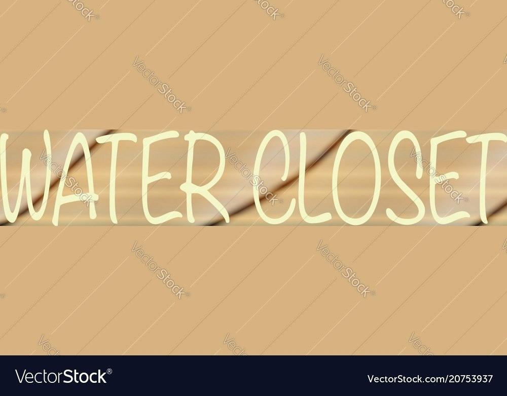 1000x780 Water Closet Sign Globalcm