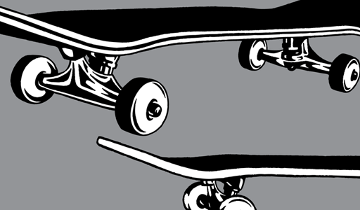 512x300 Skateboard Clipart Vector Pack Vector Genius Image