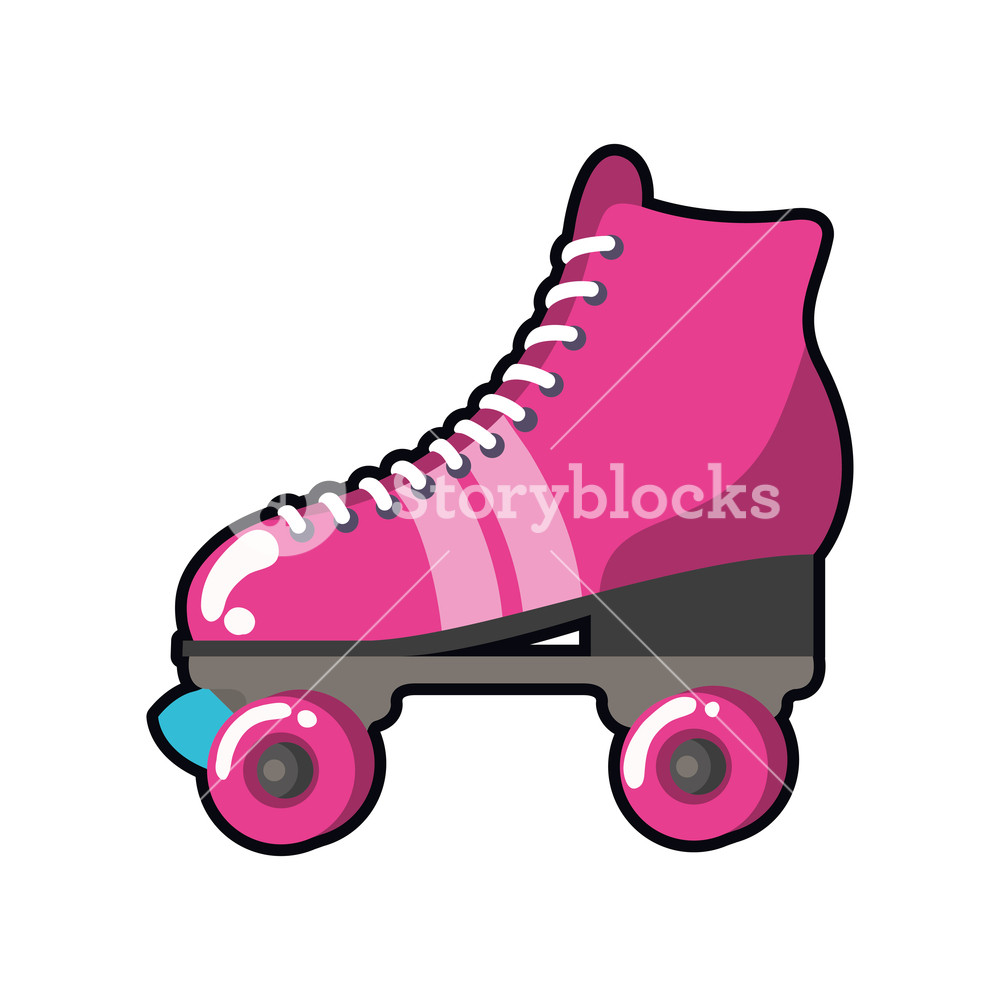 Roller Skates Pop Art Icon Vector Illustration Desing Royalty Free 1000x1000 Roller Skates Pop Art Icon Vector Illustration Desing Royalty Free
