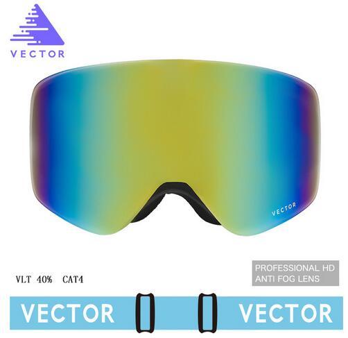 502x487 Vector Ski Goggles Masks Men Women Lens Skiing Eyewear