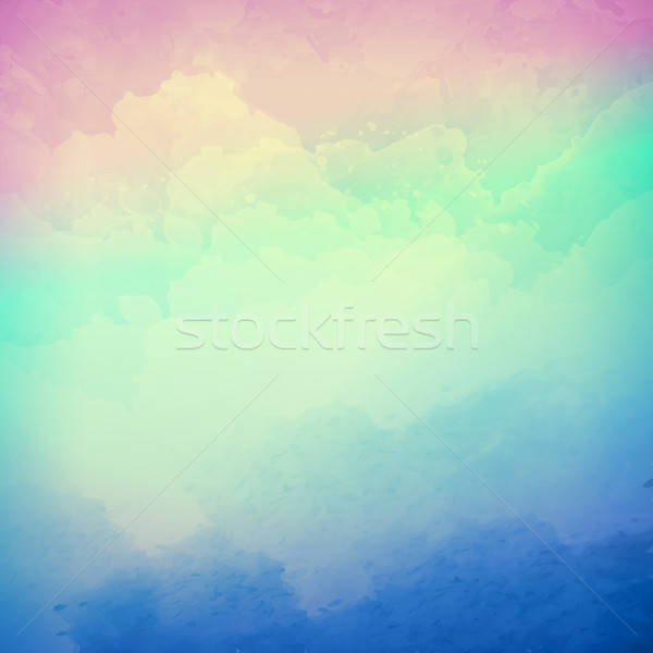600x600 Abstract Vector Cloudy Sky Background Vector Illustration