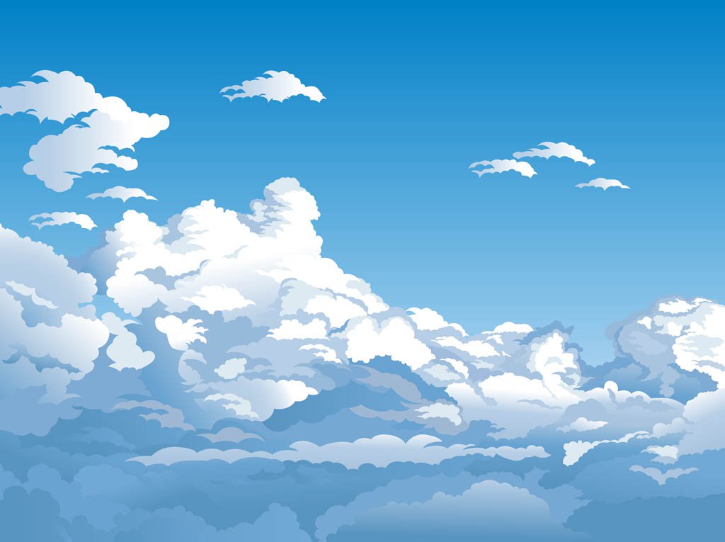 1024x765 Vector Sky Background Vector Art Graphics
