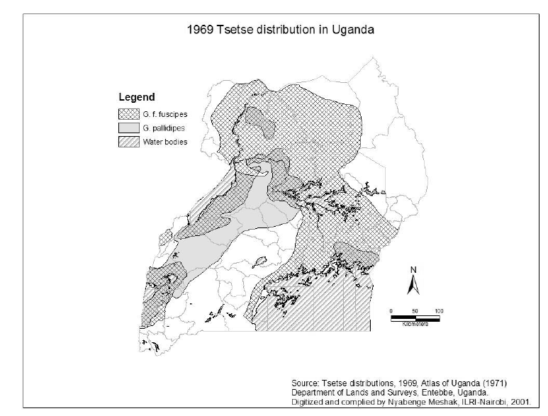 773x587 Sleeping Sickness Vector Distribution In Uganda, Download