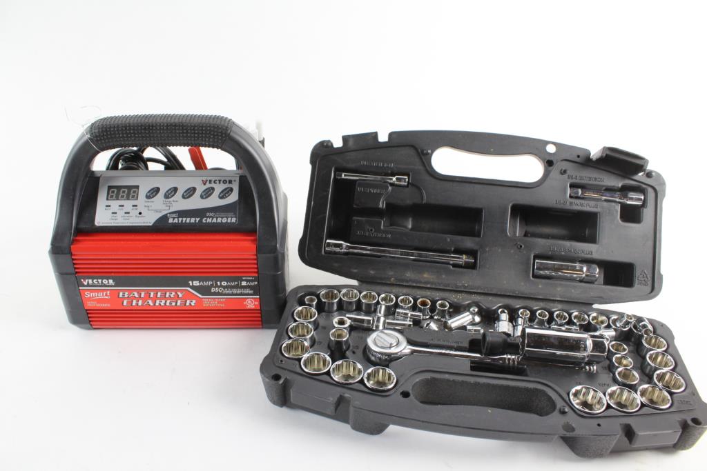 1024x683 Vector Battery Charger, Husky Socket Set, And More Pieces