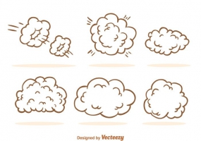 285x200 Vector Clouds Smoke Free Vector Graphic Art Free Download