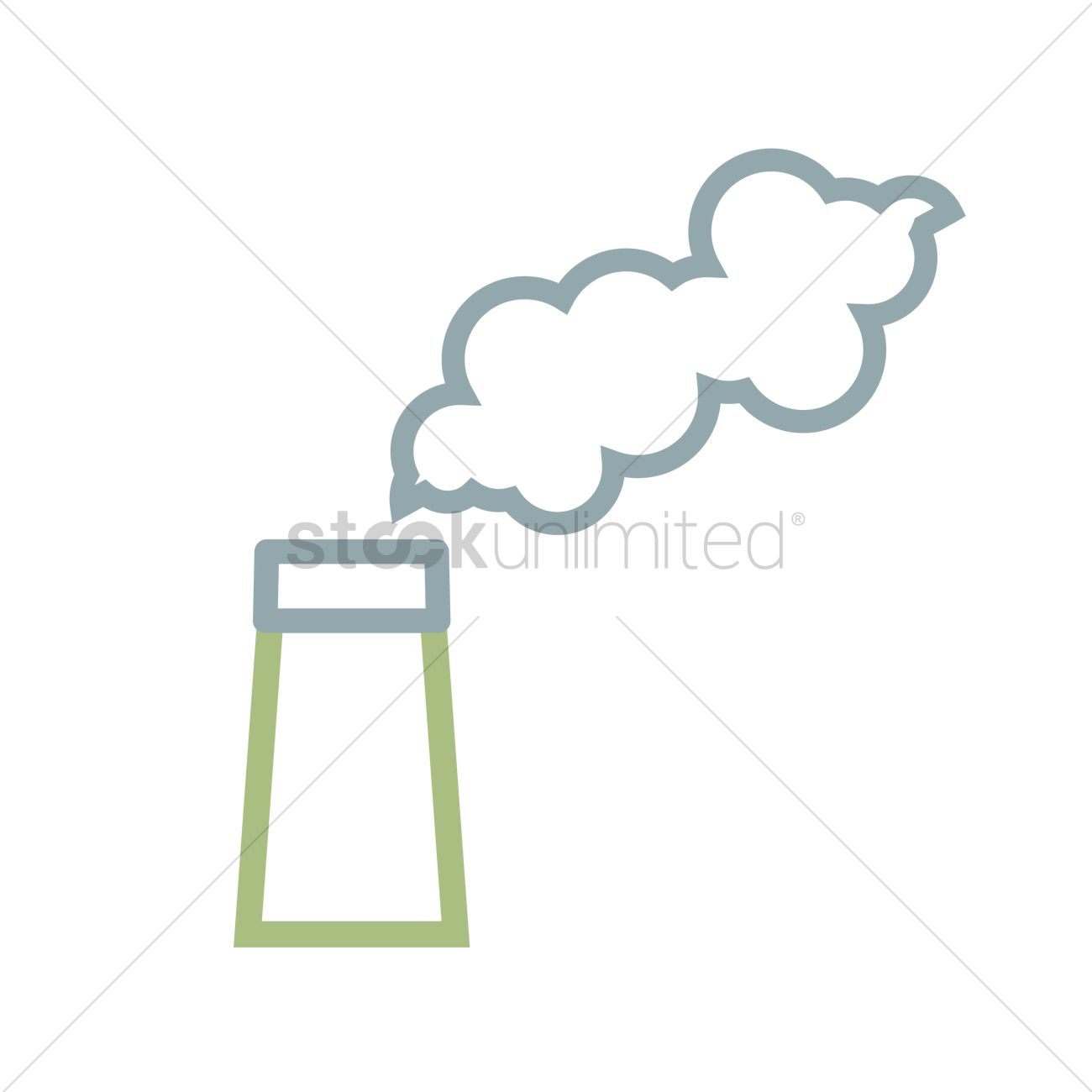 1300x1300 White Smoke Clouds From Chimney Vector Image