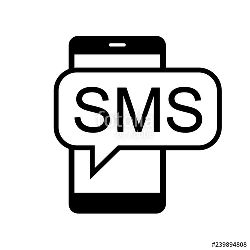 500x500 Sms Icon Phone Vector Stock Image And Royalty Free Vector